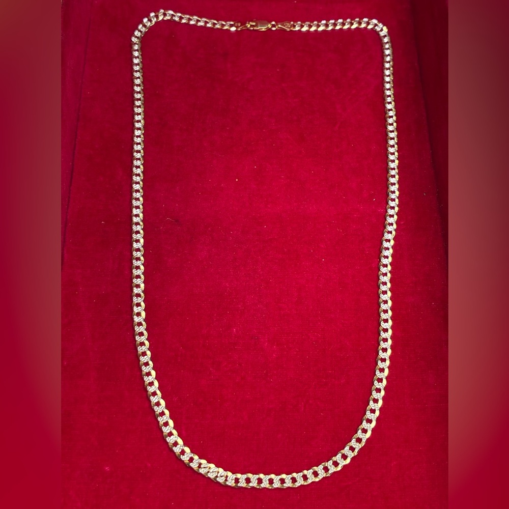 925 Sterling Silver Cuban Link Chain Necklace - Classic Curb Design 20”